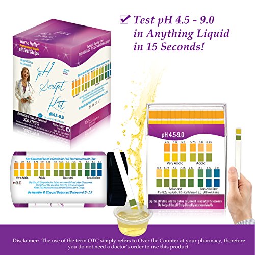 Nurse Hatty® pH Strips 200ct. pH Test Strips for Home & Lab Use to Test