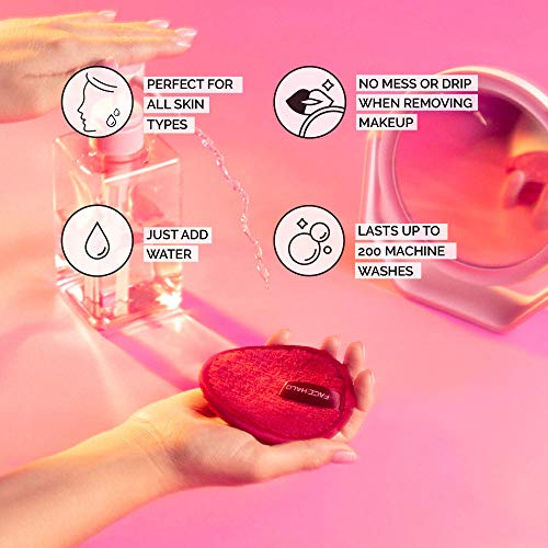 Face Halo Reusable Makeup Remover Pads, Round Makeup Remover Pads for