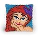 Dimensions Disney Princess Ariel Latch Hook Craft Kit, 12'' x 12''
