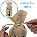 Houseables Wine Tasting Bags, Blind Bottle Cover with Rope, 6”x14”, 5 Pk, Polyester Fiber Bag, Brown, Numbered Blinders, Reusable Wraps, Taste Test Set, Gift Supplies, Themed Dinner Party Games