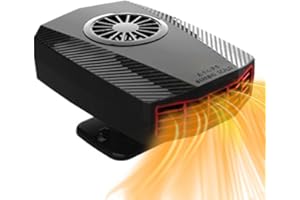 MICLSRS 12V Car Heater That Plugs into Cigarette Lighter, 150W Auto Windshield Defogger Defroster, 360 Degree Rotary Base