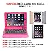 iPad mini Keyboard + Leather Case, Alpatronix KX101 Bluetooth iPad mini Keyboard Smart Case with Removable Wireless Keyboard & Built-in Tablet Stand for iPad mini 4, 3, 2, 1 [iOS 10+ Support] - (Pink)
