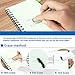 WOBEECO Reusable Smart Notebook, 80 Pages Ruled Wirebound Notebook Cloud Storage Hardcover Journal/Account/Diary/Drawing Notebook 4.2 x 6.7inch [Included with Erasable Pen, Cloth, Label Tapes]