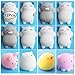 Outee Mochi Mini Squishies, 12 Pcs Squishies Toy Cat Mochi Squishies Cat Mini Animal Stress Toys Squishies Cat Mochi Animals Squishies Stress Toys Animal Reliever Stress Squishies Relief