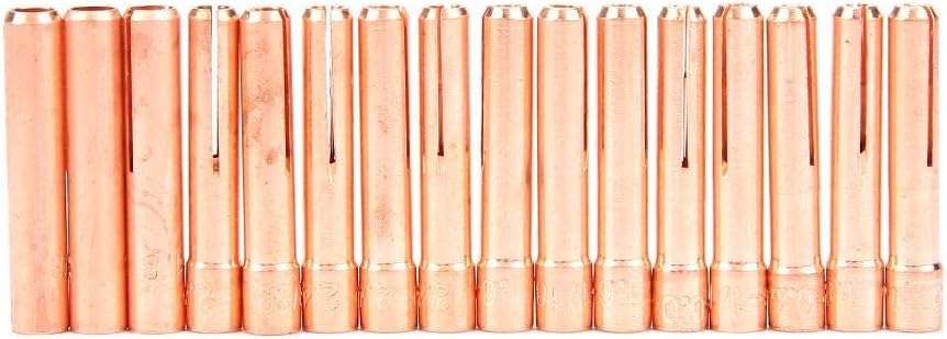 53pcs TIG Welding Torch Body Parts Gas Lens Nozzle Collet Cup Kit Welding Torch Parts Plasma Cutter Consumables for WP-9 20 25 - Image 5