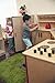 ECR4Kids Birch Pretend Play Kitchen Cupboard Playset for Daycare, Natural