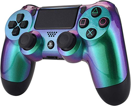 DualShock 4 Wireless Controller for Playstation 4 -"Soft Touch (Green & Purple Chameleon) - Thumbnail 3