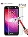 LG X Power 2 /LG Fiesta LTE/ LG K10 Power Screen Protector, Wellci [2-Pack] High Definition Tempered Glass, Extreme Hardness, 2.5D Round Edge