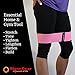 WODsuperstore Resistance Band for Legs & Butt - Hip Booty Circle Bands to Tone Glute, Thighs & HIPS (Blue Trio - Grippy, 3 Pack)