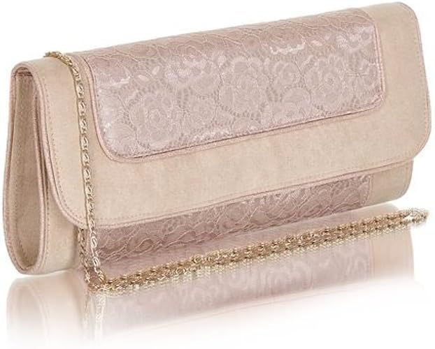 rose pink clutch bag