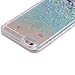 iPhone 6S Case, SAUS iPhone 6 Case, Funny Liquid Infused with Floating Bling Glitter Sparkle Dynamic Flowing Hybrid Bumper Case for iPhone 6/6S (Green)