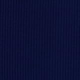 NAVY Rib Knit Fabric Ribbing Fabric Sleeves Collar Gray Stretch Rib Fabric Ribbed Hacci Fabric by the Yard- 1 Yard