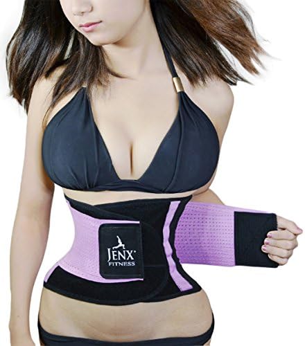 Jenx Fitness Unisex Waist Trimmer, Purple,  Medium