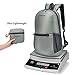 ZOMAKE Lightweight Hiking Backpack Water Resistant,20L Packable Daypack Foldable Small Backpack for Travel(Silvery-B)