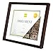 Kiera Grace Suspense Wood Float Document Frame, 11 by 14 Inch, Espresso