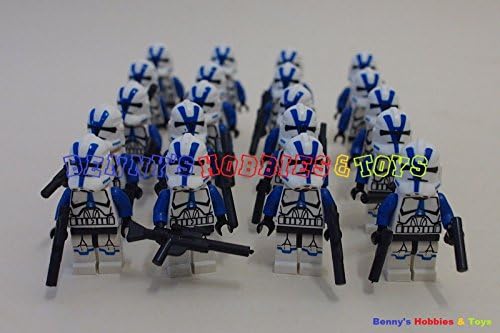 Minifigures 20 x Blue Clone Trooper (Captain Rex Free)