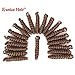 3 Packs Eunice Hair Synthetic Toni Curl Crochet Braids Short Kanekalon Braiding Hair Spiral Curls Jamaican Bouncy Twist Hair Extensions 20 Strands/Pack(10 inch toni, 27)