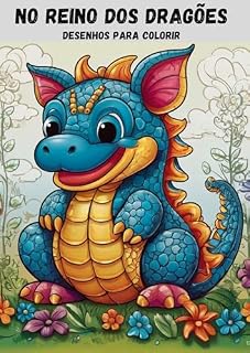 Livro No mundo dos dragões: Desenhos para colorir