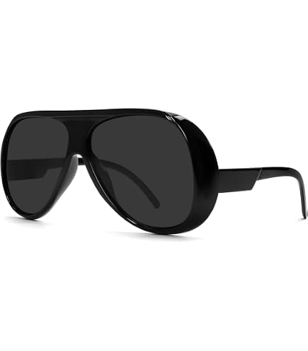 FEISEDY Women Plush Fuzzy Small Rectangle Sunglasses Punk  display picture 2