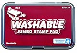 Educational Insights Jumbo Washable Stamp Pad Red