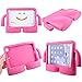 Lioeo iPad Mini Case for Kids iPad mini 4 Case with Handle Stand Shock Proof Cover Lightweight EVA Foam Protective Cases and Covers for Apple iPad Mini 4 3 2 1 7.9 inch (Hot Pink)