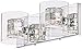 Possini Euro Design Wrapped Wire Modern Wall Mount Light Polished Chrome Silver Metal Hardwired 14 1/2
