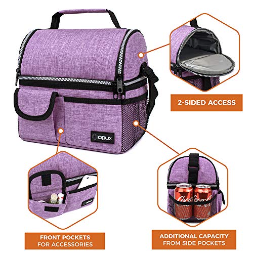 large lunch bolsa with shoulder strap