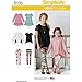 Simplicity 8105 Easy to Sew Girl's and Child's Tunic and Legging Sewing Pattern, Sizes 7-14