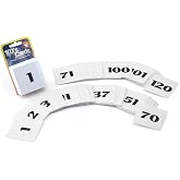 Hygloss 120-Pk Number Flashcards &ndash; Numbers 1&ndash;120, 2" x 2" White Cards &ndash; Numeracy Learning Card Kit