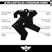 Elite Sports BJJ GI for Men IBJJF Kimono BJJ Jiujitsu GIS W/Preshrunk Fabric & Free Belt (See Special Sizing Guide) (Black, A0)