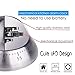 Kitchen Timer, Stainless Steel Mechanical Cooking Timer Manual Countdown Timer 60 Minutes Alarm Sound (UFO)