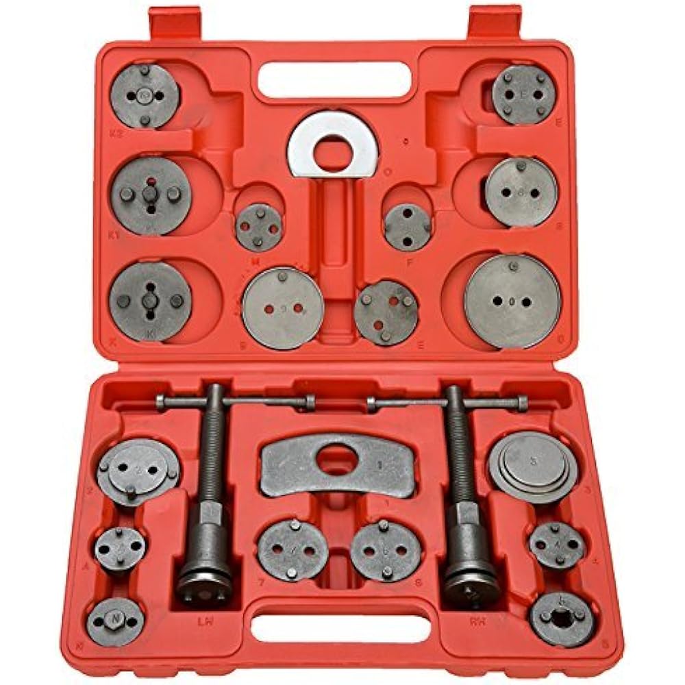 Brake Spreading Tools Caliper Wind Back 22pc Professional Disc Set