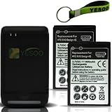 HTC EVO Design 4G Replacement Battery 1600mAh x2 Compatible with HTC EVO Design 4G only