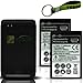 HTC EVO Design 4G Replacement Battery 1600mAh x2 Compatible with HTC EVO Design 4G only