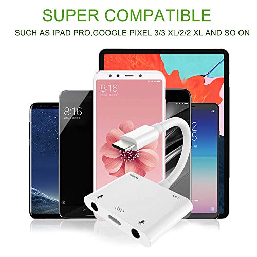 6 Earphone+Splitter+Charging+Headphone+Microphone