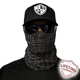 Salt Armour Face Mask Shield Protective Balaclava Bandana Microfiber Tube Neck Warmer (Alligator Skin)
