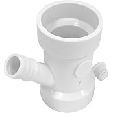 212332 PVC Dishwasher Condensate Line Drain Pipe Dishwasher Appliance Wye | 1-1/2" X 1-1/2" X 3/4"
