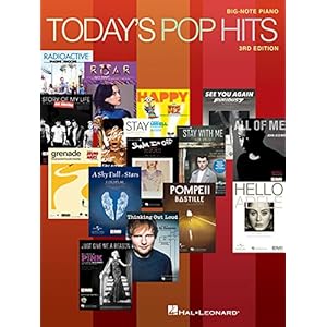 Today’s Pop Hits: For Big-Note Piano: 3rd Edition – Big Note Piano