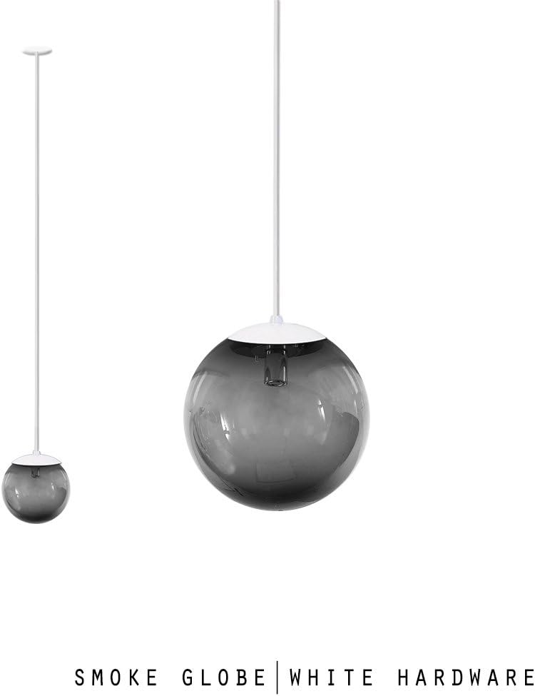 acrylic globe pendant light