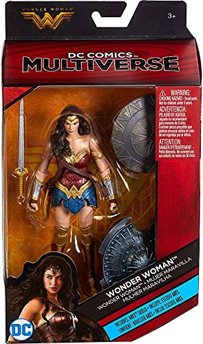 DC Comics Multiverse Wonder Woman Movie Wonder Woman With Shield (Build Ares) Exclusive Action Figure 6 Inches