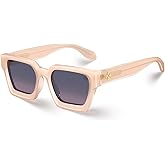 VISOONE Fashion 100% UV400 Protection Rectangle TR90 Y2K Sunglasses Accessories for Women Men RIVER