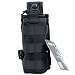 ROCOTACTICAL Tactical Radio Pouch - 1000D Tactical Molle Two Way Radios Holder Case For Walkie Talkies (Black) primary
