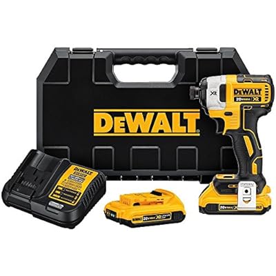 DEWALT DCF887D2 20V MAX XR Li-ion 2.0 Ah Brushless 0.25" 3-Speed Impact Driver Kit DEWALT DCF887D2 20V MAX XR Li-ion 2.0 Ah Brushless 0.25" 3-Speed Impact Driver Kit