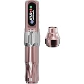Mast Tattoo Tour2 Pro Cordless Tattoo Gun Machine | Ultra-Lightweight &amp; Silent, Cartridge Tattoo Machine for Detailed Lining Shading Work Pink