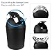 Black Bathroom Accessories Set Bath Toilet Brush Accessories Set with Trash Can,Toothbrush Holder and Soap Dispenser Set,Soap and Lotion Set,Tumbler Cup,Soap Dish,Toilet Brush Set-6 Pcs