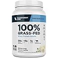 Transparent Labs Grass-Fed Whey Protein Isolate - Naturally Flavored, Gluten Free Whey Protein Powder with 28g of Protein per Serving & 9 Amino Acids - 30 Servings, French Vanilla