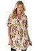 Roamans Women's Plus Size English Floral Tunic