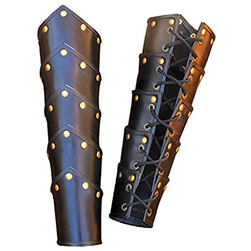 Medieval Heavy Grade Leather Vambraces