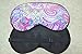 Maxfeel 100% Pure Silk Eye Mask - Sleep Eye Cover in Printed Colors (#12)