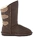 BEARPAW Women's Boshie Chestnut Distressed Size 8 | Women's Boot Classic Suede | Women's Slip On Boot | Comfortable Winter Boot